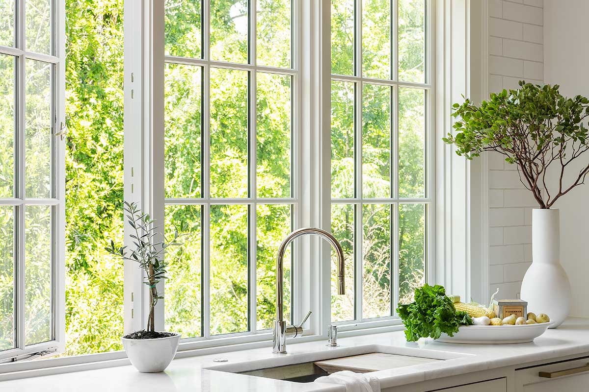 Kitchen sink with Marvin Signature Ultimate Casement push out window