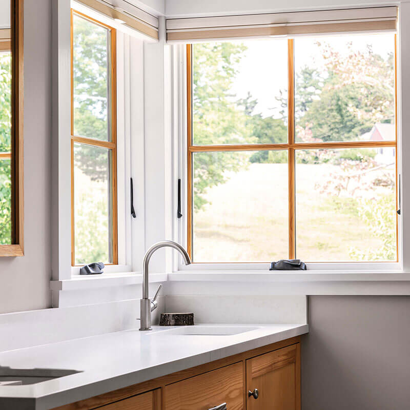 Bathroom with Marvin Elevate Awning Windows