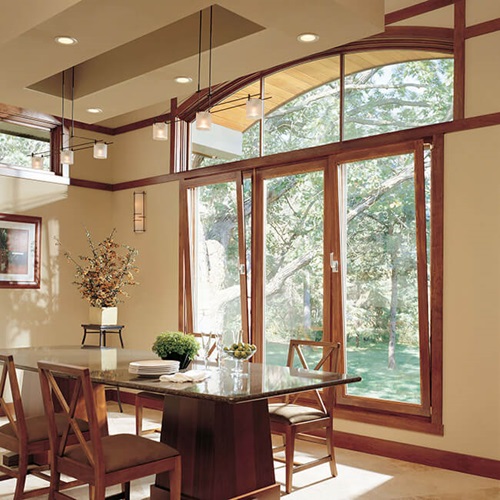 Dining Room With Large Signature Ultimate Tilt Turn Windows